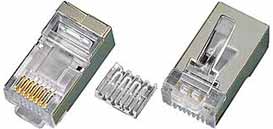 CAT6 Shielded Solid RJ45 Plug