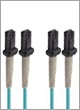 Duplex 10 Gigabit MTRJ to MTRJ 50-micron Multimode