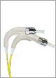 Duplex Right Angle ST to ST 9-micron Singlemode