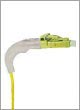 Simplex Right Angle LC to LC 9-micron Singlemode