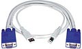 VGA Cable + USB