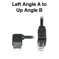 Left to Up Angle USB 2.0 Cable