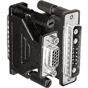 13W3 male-VGA female, adapter