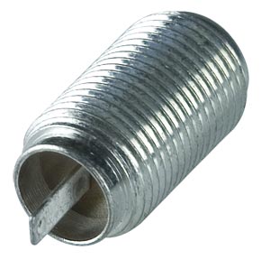 F61 Female Connector, Chassis Mount, Solder termination