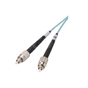 10 Gigabit duplex 50-micron multimode FC to FC cable, 5 meters