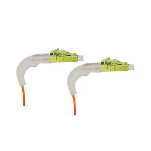 Right angle duplex 62.5-micron multimode LC to LC cable, 5 meters