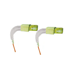 Right angle duplex 62.5-micron multimode SC to SC cable, 5 meters