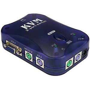 Low cost PS/2 KVM switch, 2 port