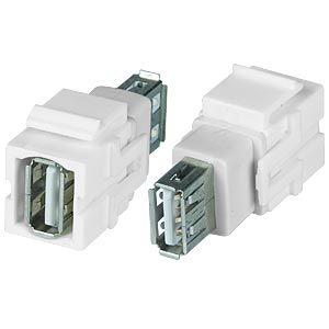 USB Type A Snap-In Module, Female to Female