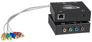 HDTV extender via cat5, component video plus digital audio