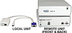 USB KVM extender via CAT5 cable