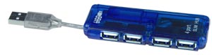 4 port Blueberry USB 1.1 hub