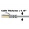 Cable thickness