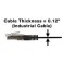 Cable thickness