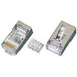 CAT6 Shielded Stranded RJ45 Plug for 24-26 AWG Cable CAT6 Shielded Stranded RJ45 Plug for 24-26 AWG Cable