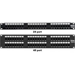 Cat6 Patch Panels with LED Indicators, 110 Type, 24/48 Port Cat6 Patch Panels with LED Indicators, 110 Type, 24/48 Port