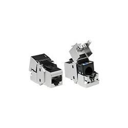 CAT6a Tooless Vertical Keystone Jack, Shielded CAT6a Tooless Vertical Keystone Jack, Shielded