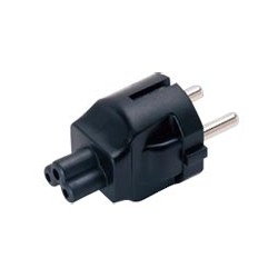 Schuko CEE 7/7 to IEC 320 C5 Power Plug Adapter Schuko CEE 7/7 to IEC 320 C5 Power Plug Adapter