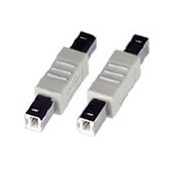 USB 2.0 Type B Gender Changer, Male to Male