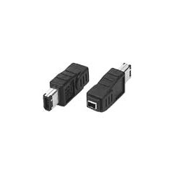 FireWire 4-pin Female to 6-pin Male Adapter