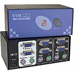 Dual VGA Monitor KVM Switches, 2/4-Port Dual VGA Monitor KVM Switches, 2/4-Port