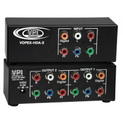 Component Video/Audio Splitter, 2-Port Component Video/Audio Splitter, 2-Port