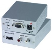 VGA/Component Video to HDMI Converter