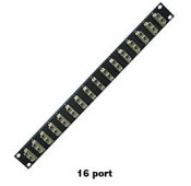 Duplex SC Multimode Fiber Optic Patch Panels, 24 ports