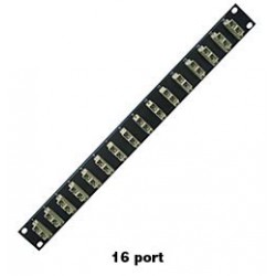 Duplex SC Multimode Fiber Optic Patch Panels, 24 ports