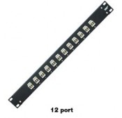 Duplex LC Multimode Fiber Optic Patch Panels, 12/48 ports