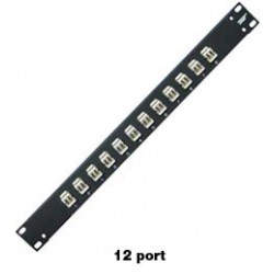 Duplex LC Multimode Fiber Optic Patch Panels, 12/48 ports