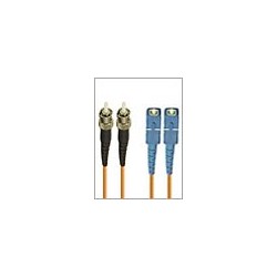 ST-SC Duplex Multimode Fiber Patch Cables, 50-Micron