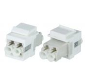 Duplex LC Keystone Jack