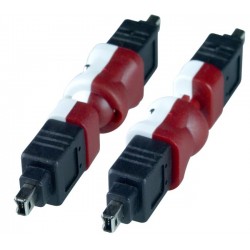 Flexible FireWire 4-pin Gender Changer, Male to Male