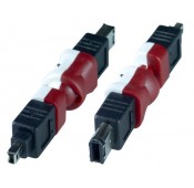 Flexible FireWire 4-pin Male to 6-pin Male Adapter