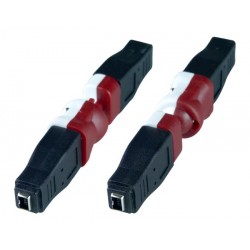 Flexible FireWire 4-pin Gender Changer, Female to Female