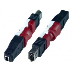 Flexible FireWire 4-pin Female to 6-pin Female Adapter