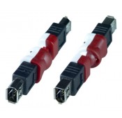 Flexible FireWire 6-pin Gender Changer, Female to Female