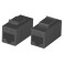 RJ45-6A-FF-SNP-BLACK