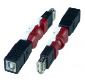 Flexible USB Type A Female to Type B Female Adapter