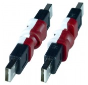Flexible USB Type A Gender Changer, Male to Male