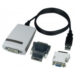 USB 2.0 to HDMI/DVI/VGA Adapter USB 2.0 to HDMI/DVI/VGA Adapter