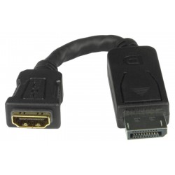 DisplayPort Male to HDMI Type A Female Adapter Cable DisplayPort Male to HDMI Type A Female Adapter Cable