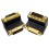 Up Angled DVI-I Gender Changer, Female to Female