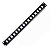 Keystone Blank Patch Panel, 16 Port