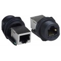 Waterproof Case Side CAT5e RJ45 Connector, with Shielded Jack