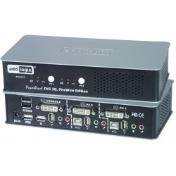 Dual Link DVI USB KVM Switch with FireWire Support Dual Link DVI USB KVM Switch with FireWire Support