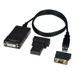 USB 2.0 to HDMI/DVI/VGA Adapter