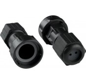 Waterproof Fiber Optic Cable Gland for Duplex LC Connector