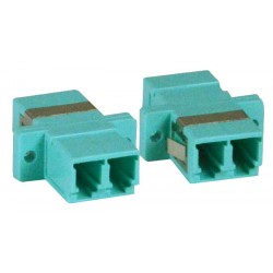 LC-LC OM3 Duplex Multimode Fiber Optic Coupler